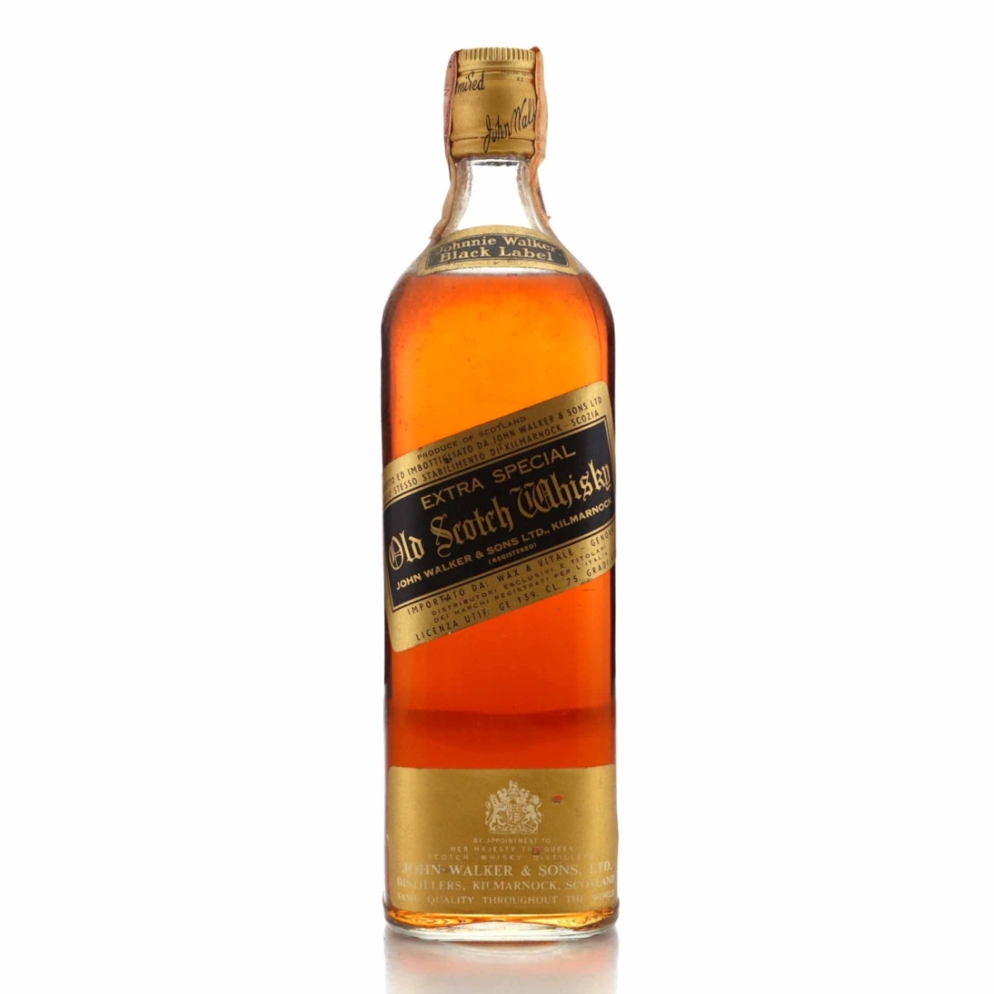 Johnnie Walker Black Label 1960s / Wax & Vitale Import