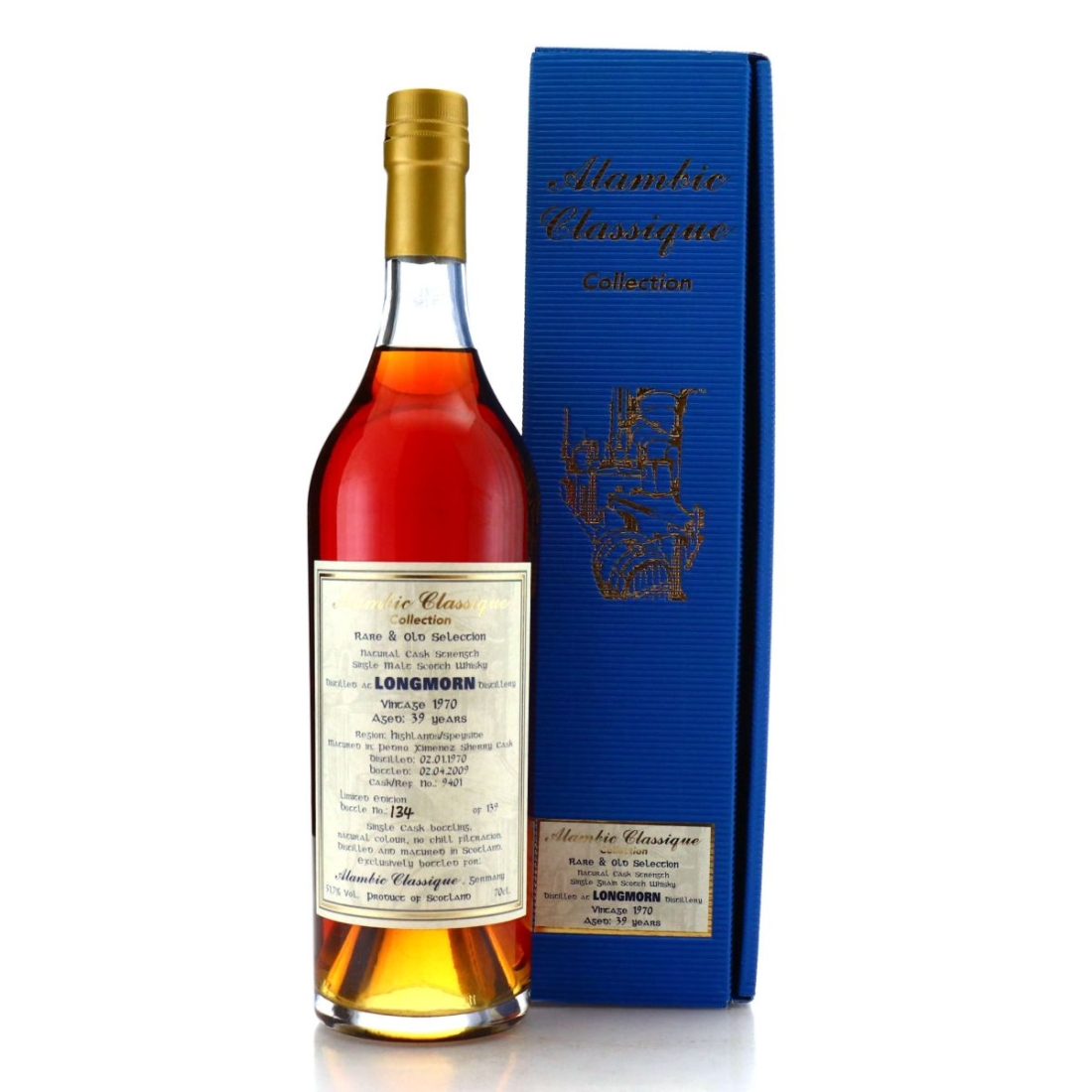 Longmorn 1970 Alambic Classique 39 Year Old
