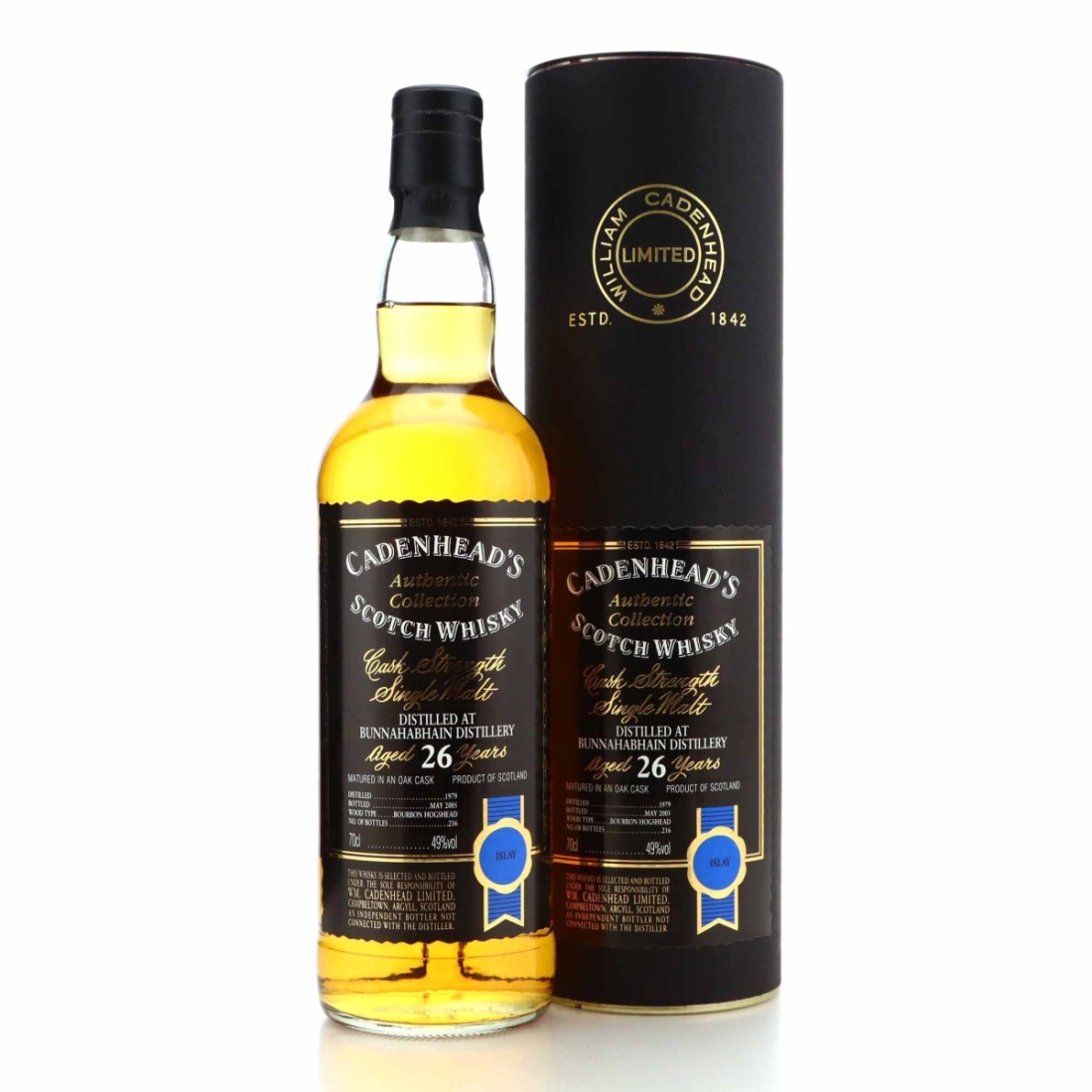 Bunnahabhain 1979 Cadenhead's 26 Year Old