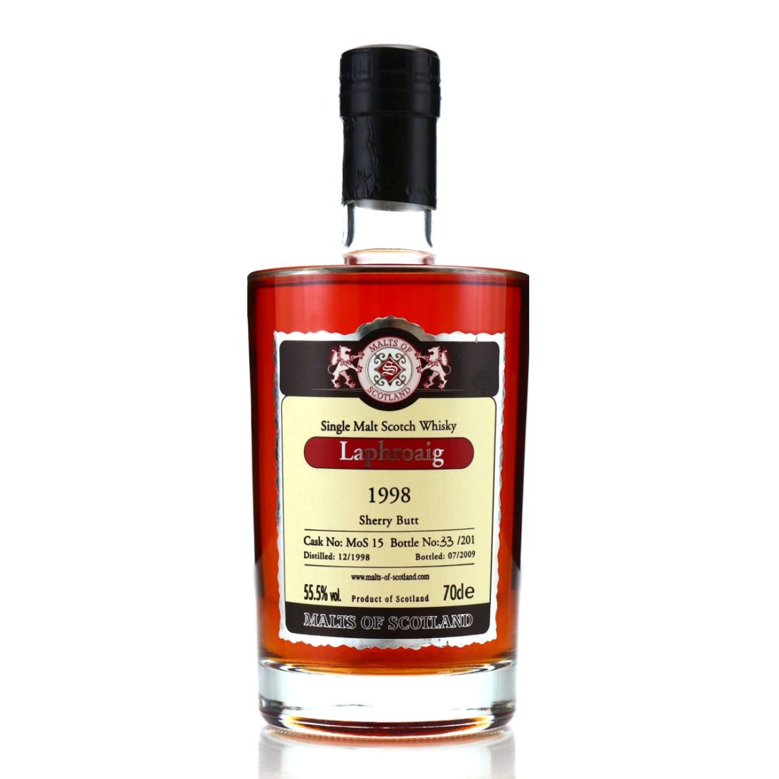 Laphroaig 1998 Malts of Scotland Sherry Butt