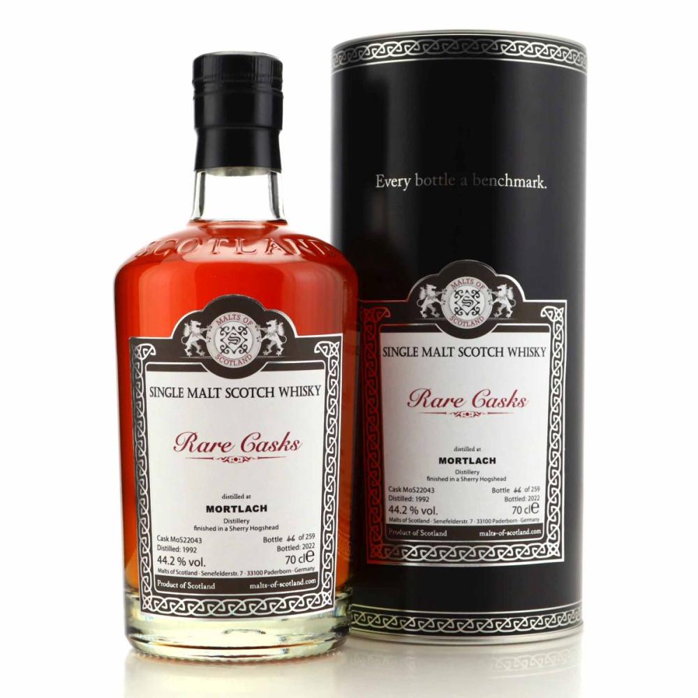 Mortlach 1992 Malts of Scotland Sherry Hogshead / Rare Casks