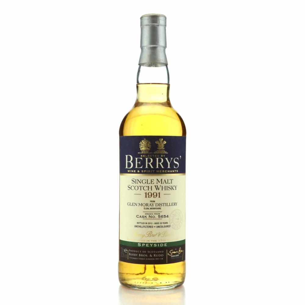 Glen Moray 1991 Berry Brothers and Rudd 20 Year Old