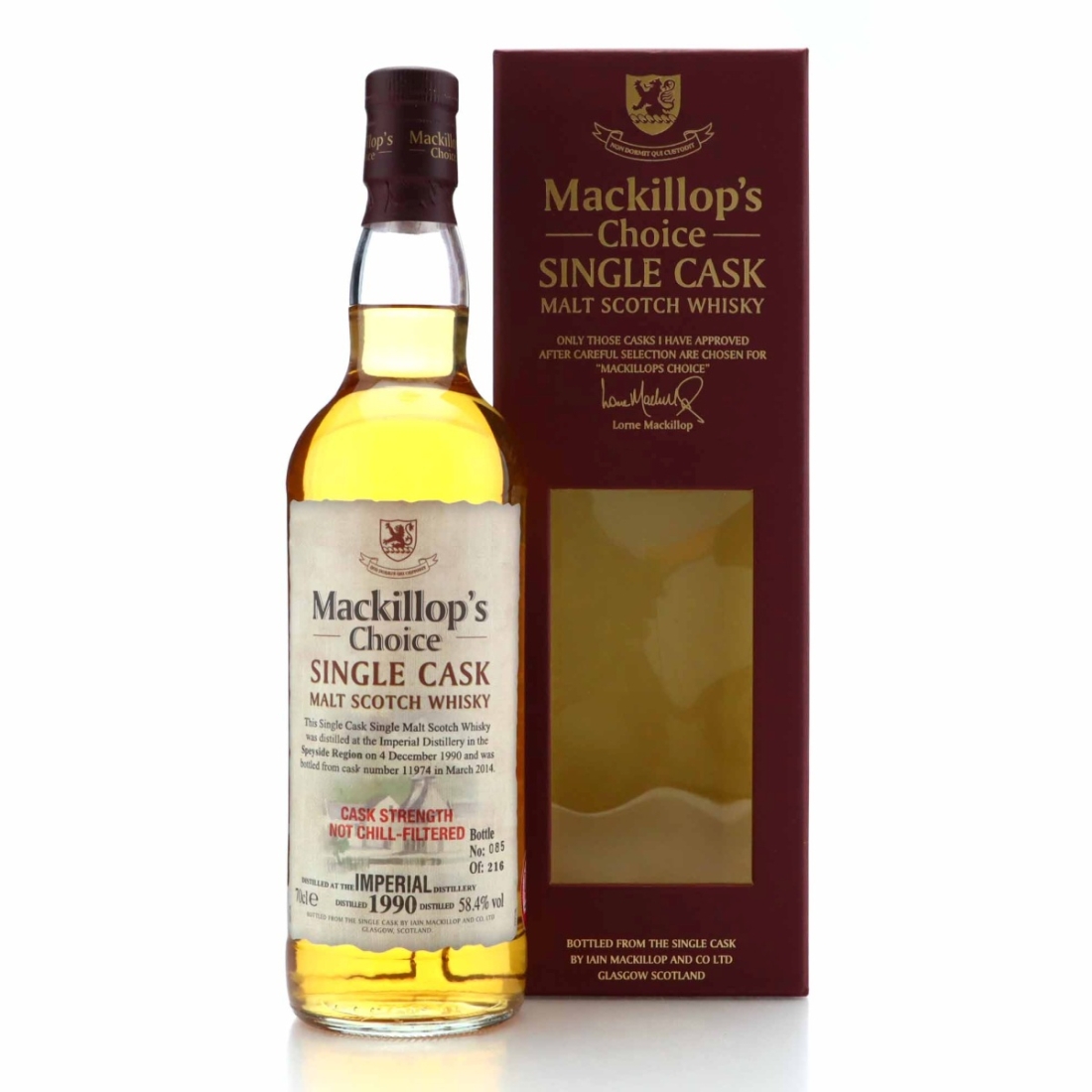 Imperial 1990 Mackillop's Choice Cask Strength