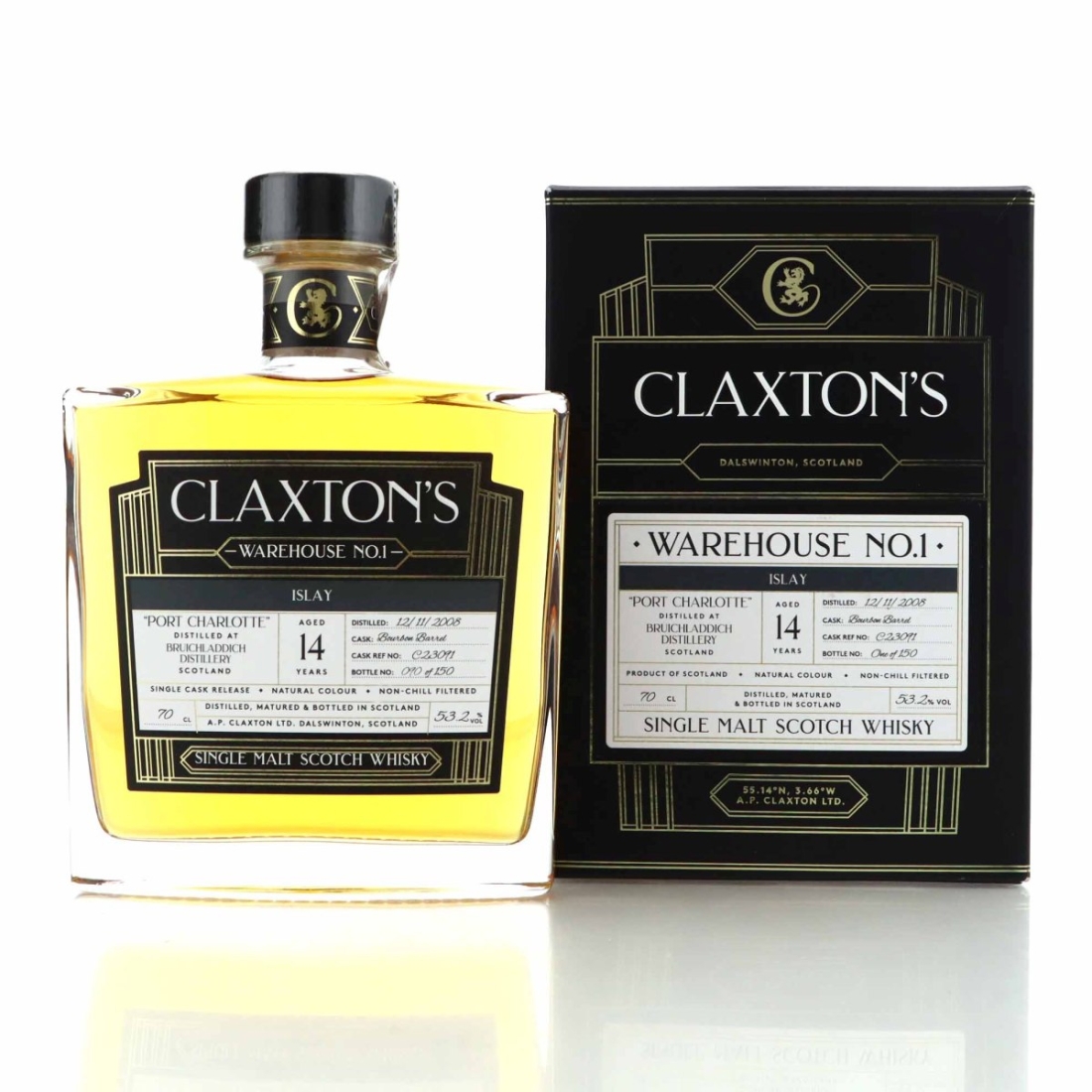 Port Charlotte 2008 Claxton's 14 Year Old