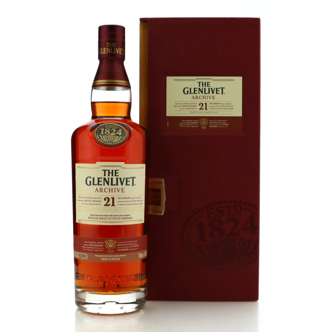 Glenlivet Archive 21 Year Old Batch #0209C