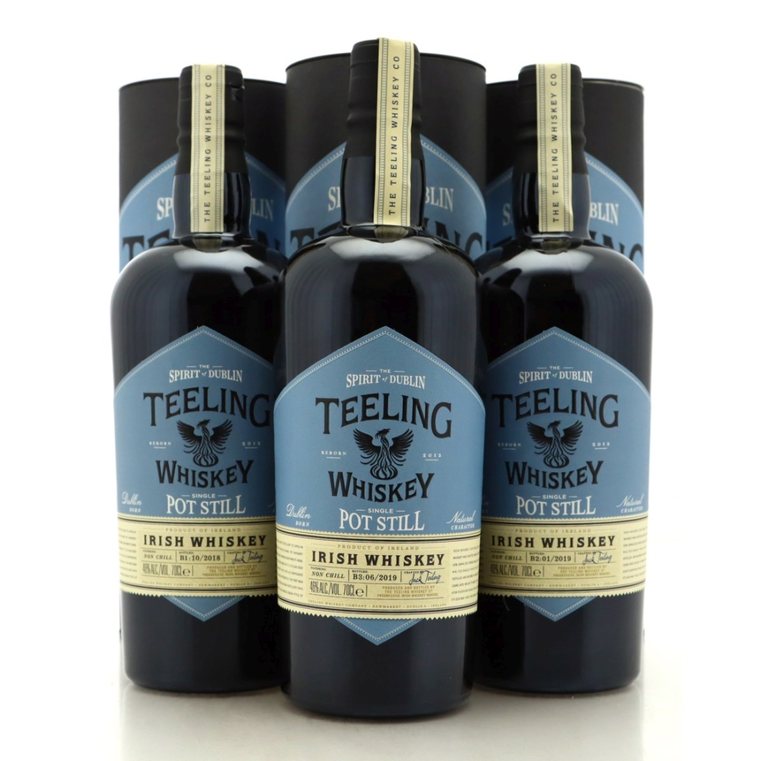 Teeling Single Pot Still 2018 / Batch #1-3 3 X 70cl