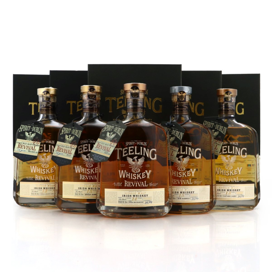 Teeling The Revival Volumes 1-5 5 x 70cl