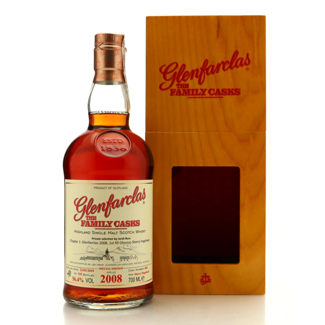 Glenfarclas 2008 Single Oloroso Cask #466 / Jarek Buss