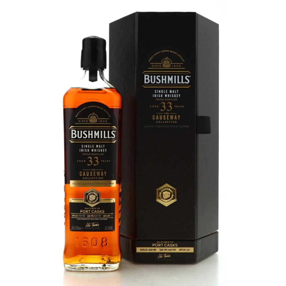 Bushmills 1989 Single Port Cask 33 Year Old / The Causeway Collection - World Duty Free Heathrow Airport