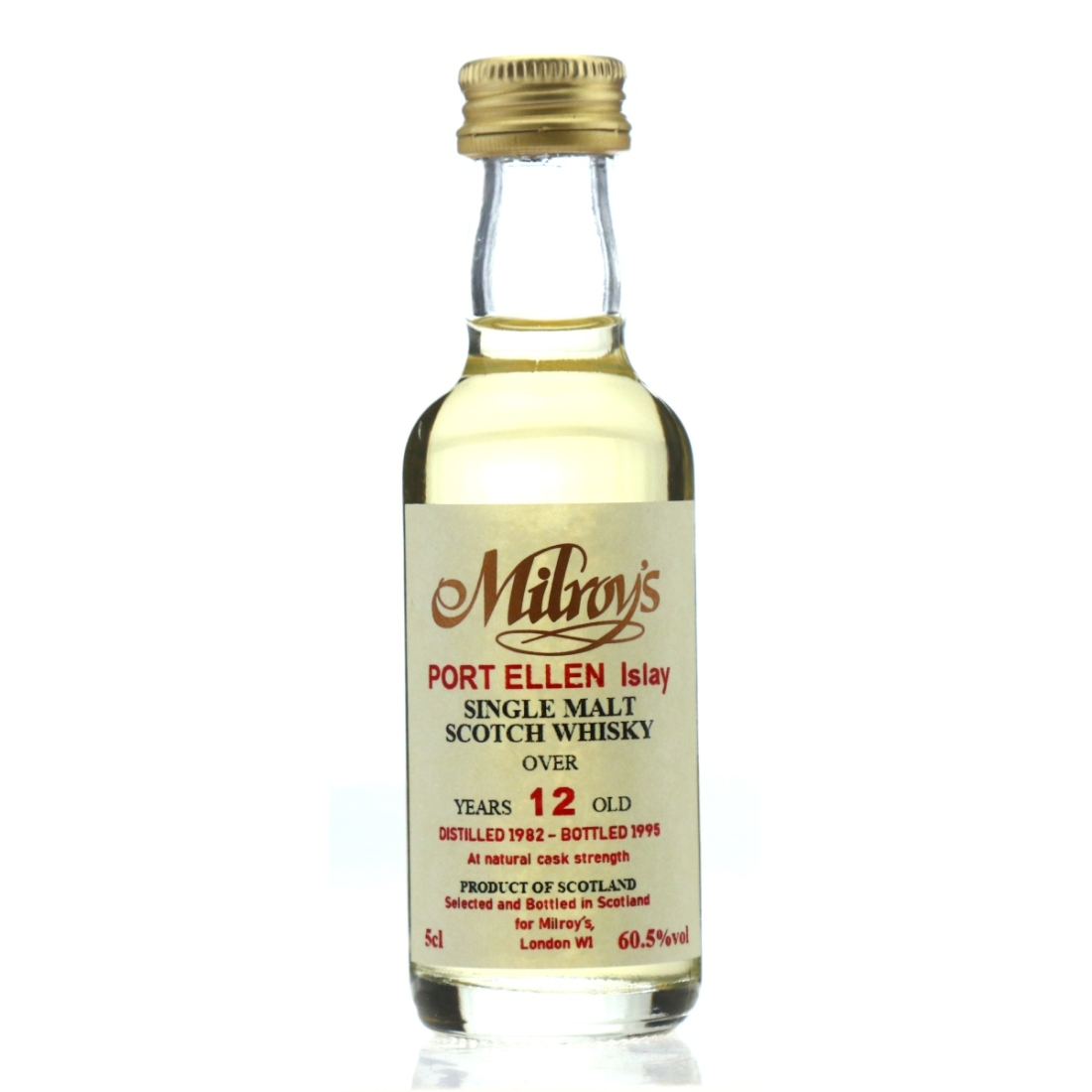 Port Ellen 1982 Milroys 12 Year Old Miniature