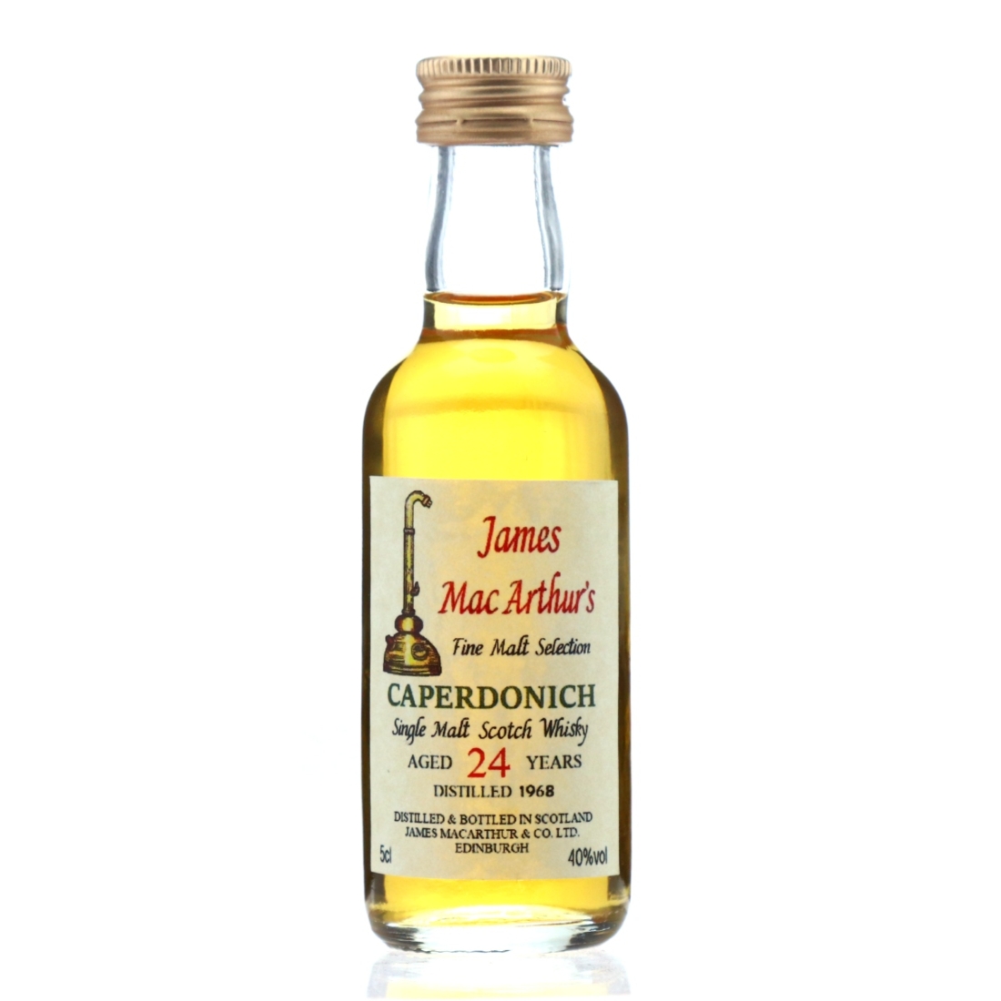 Caperdonich 1968 James MacArthur 24 Year Old Miniature