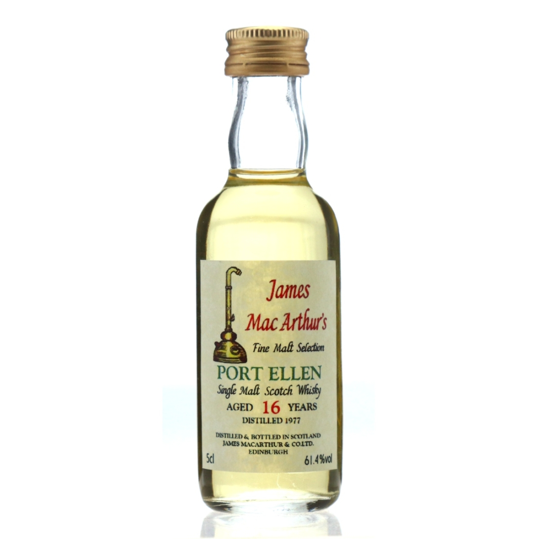 Port Ellen 1977 James MacArthur's 16 Year Old Miniature
