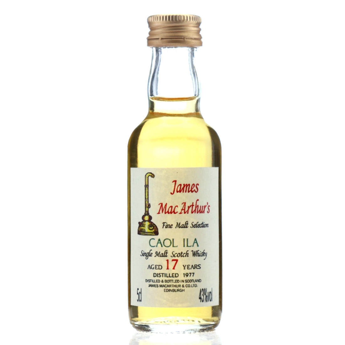 Caol Ila 1977 James Macarthur 17 Year Old Miniature