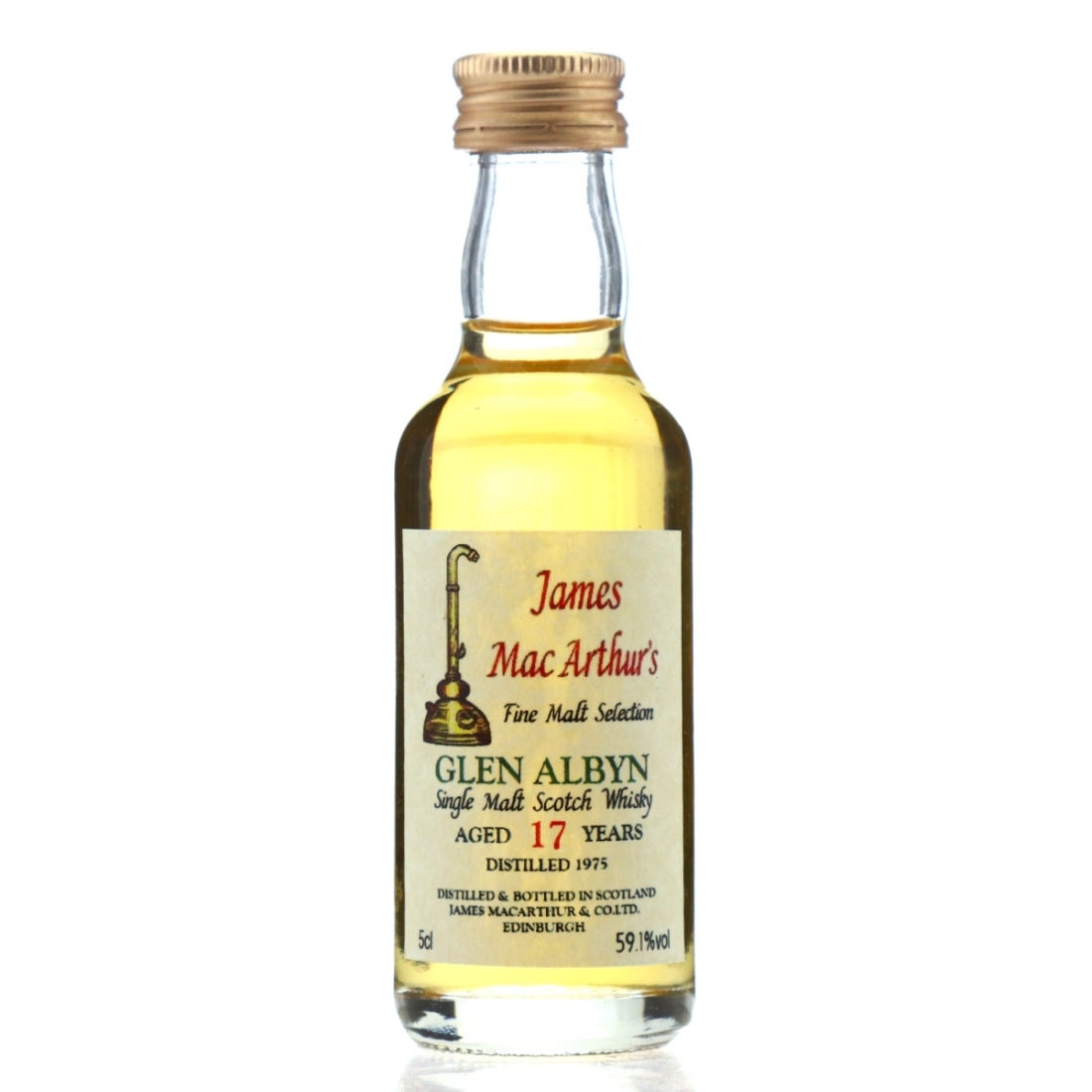 Glen Albyn 1975 James MacArthur's 17 Year Old Miniature
