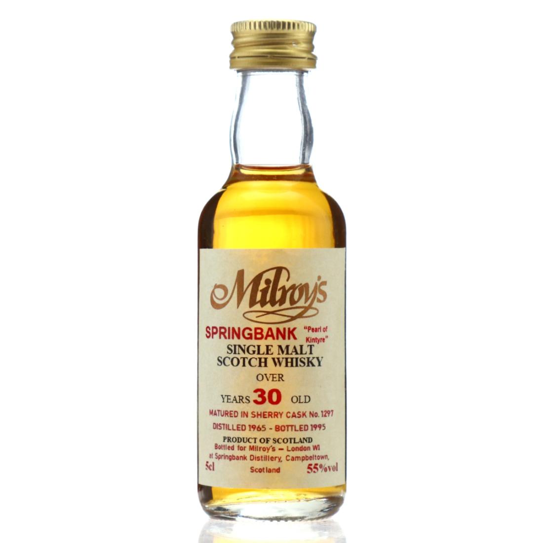 Springbank 1965 Milroy's of Soho 30 Year Old Miniature