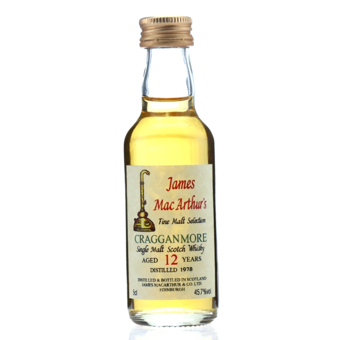 Cragganmore 1978 James MacArthur 12 Year Old Miniature