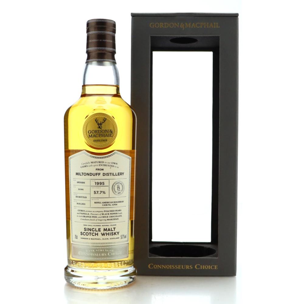 Miltonduff 1995 Gordon and MacPhail 25 Year Old Batch #21/041