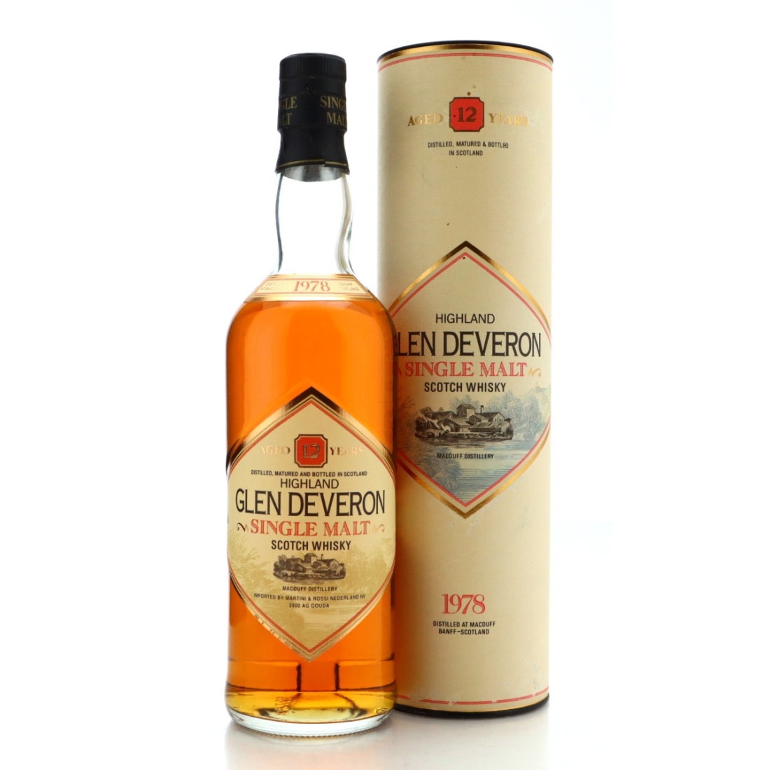 Glen Deveron 1978 12 Year Old / Martini & Rossi Import