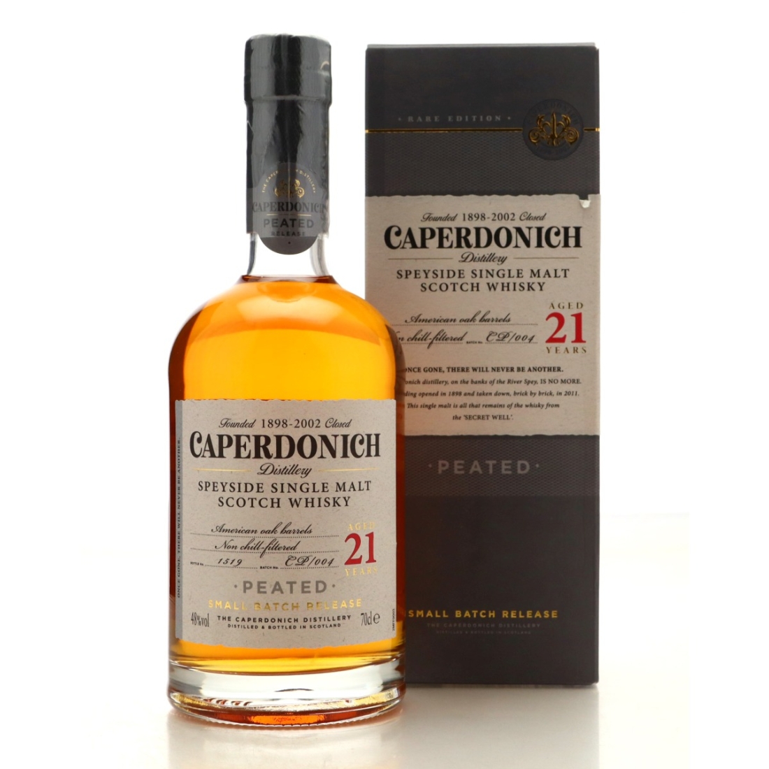 Caperdonich 21 Year Old Peated Small Batch Release / Batch 004