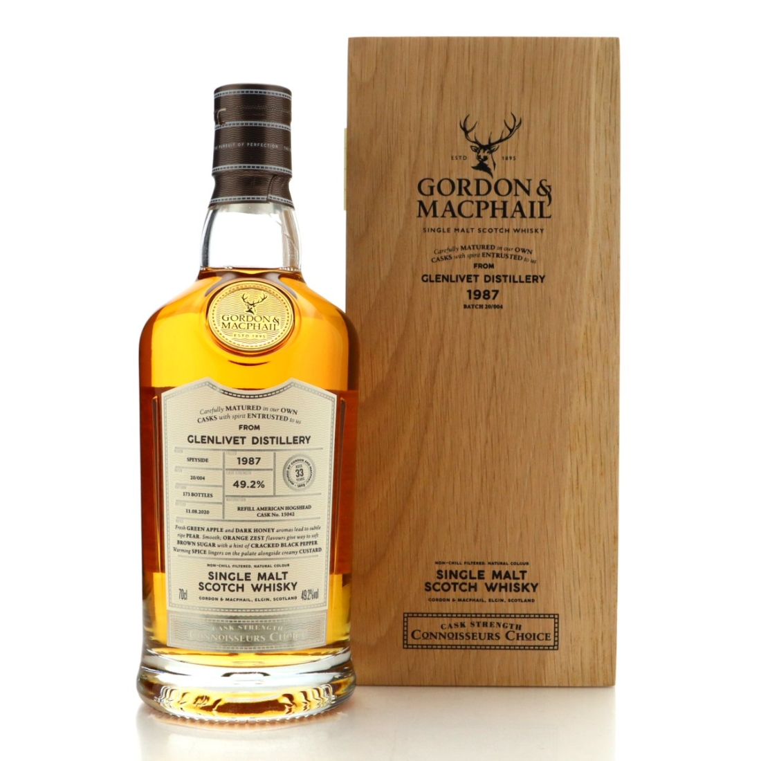 Glenlivet 33 Years Old Gordon and MacPhail 1987