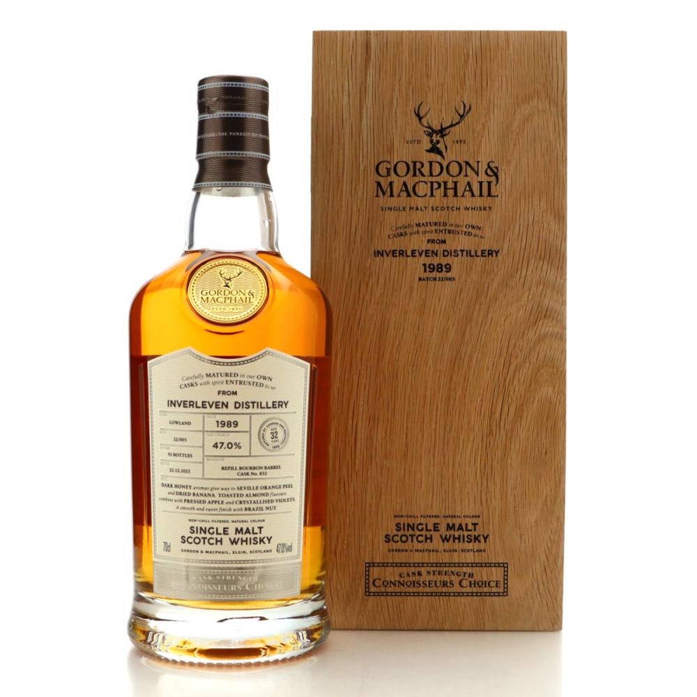 Inverleven 1989 Gordon and MacPhail 32 Year Old Batch #22/003