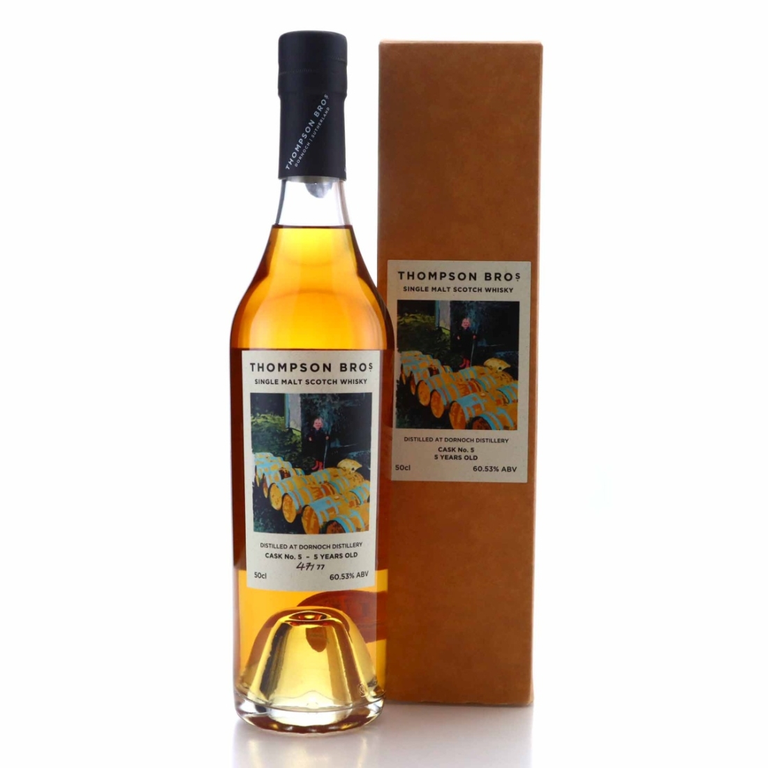 Dornoch 2017 Single Bourbon Cask 5 Year Old #5 50cl