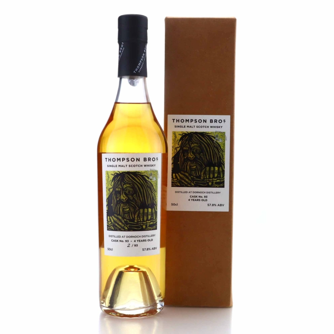 Dornoch 2018 Single Bourbon Cask 4 Year Old #93 50cl