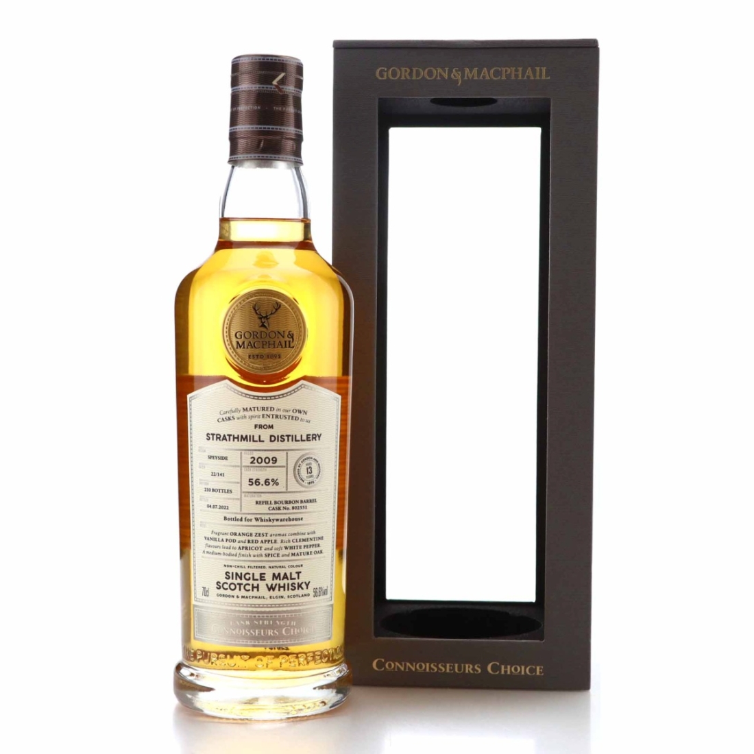 Strathmill 2009 Gordon and MacPhail 13 Year Old Batch #22/141 / Whiskywarehouse