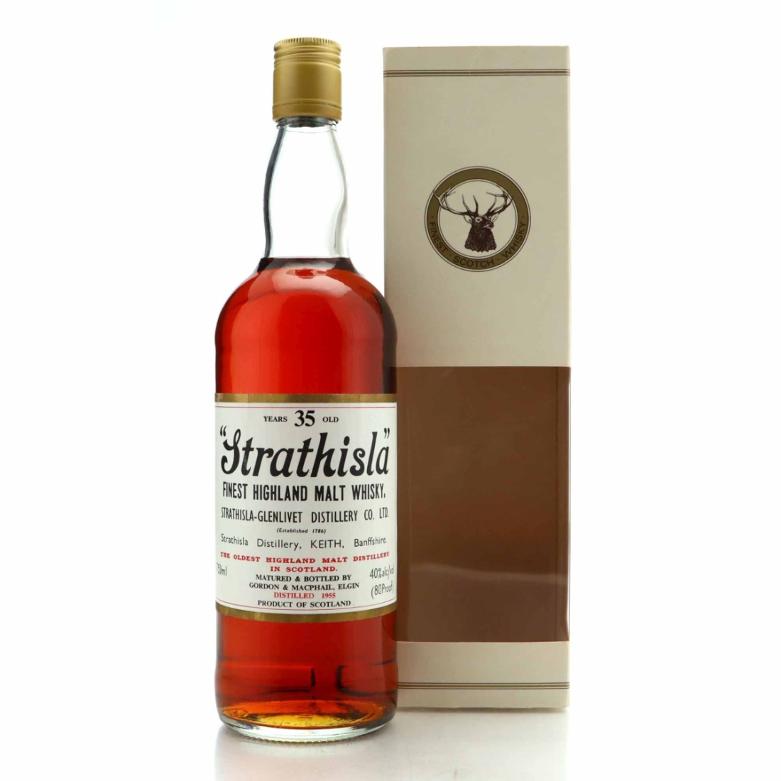 Strathisla 1955 Gordon and MacPhail 35 Year Old 75cl / US Import