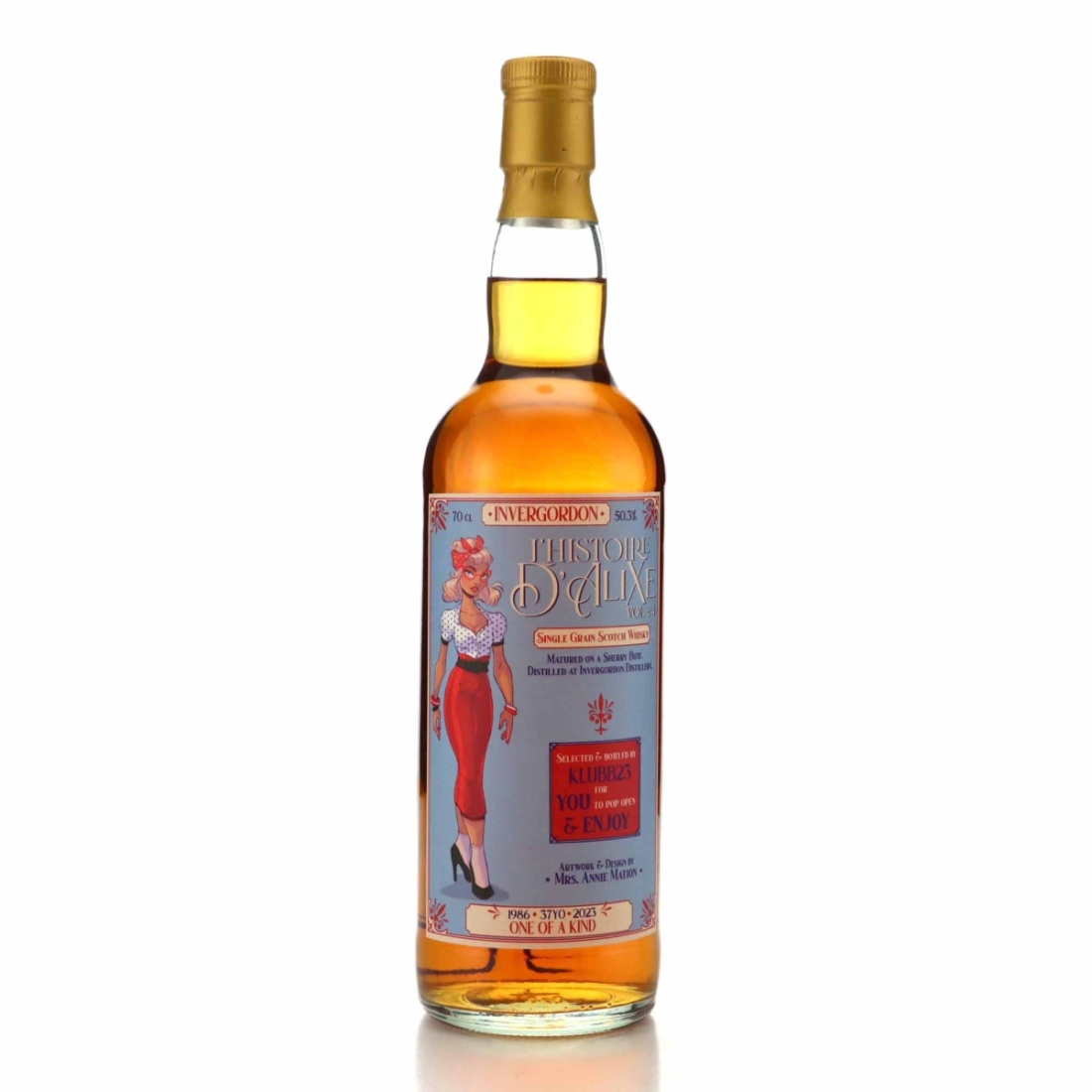Image for Invergordon 1986 Klubb 23 37 Year Old / L'Histoire D'Alixe