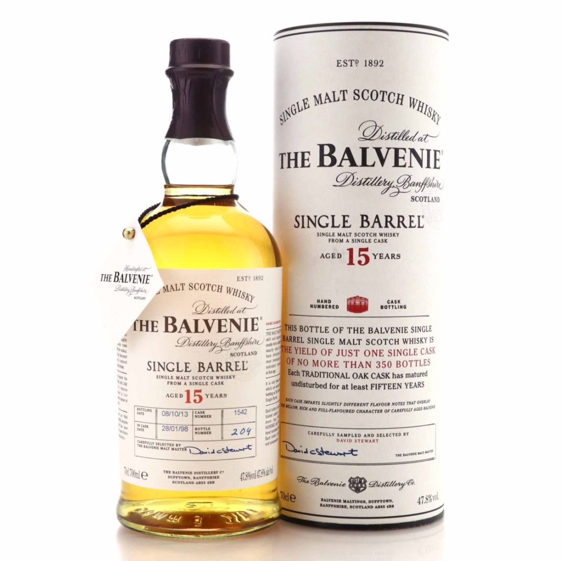 Balvenie 1998 Single Barrel 15 Year Old #1542