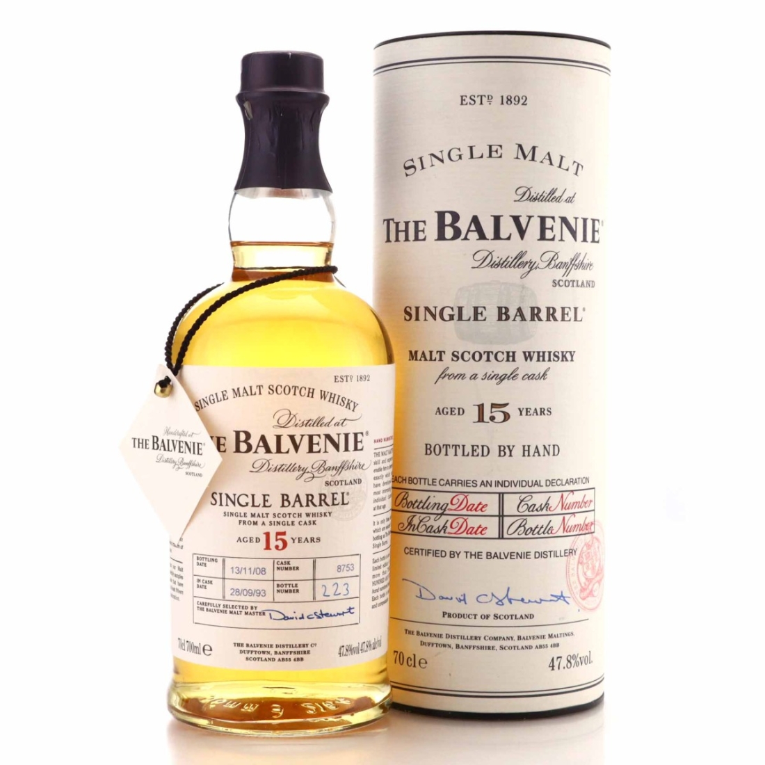 Balvenie 1993 Single Barrel 15 Year Old #8753