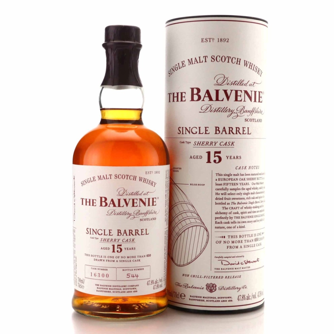Balvenie 15 Year Old Sherry Cask Single Barrel #16300