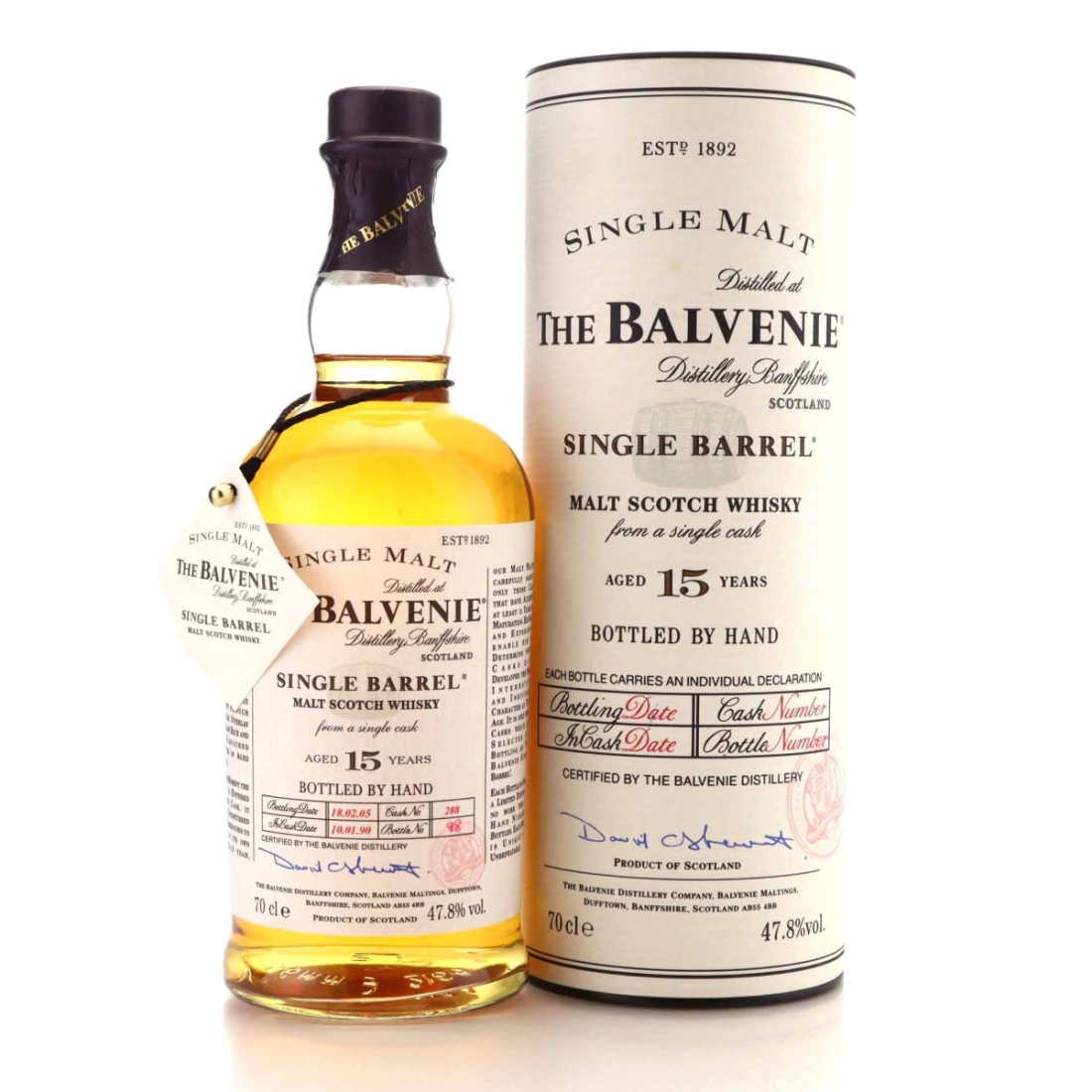 Balvenie 1990 Single Barrel 15 Year Old #288