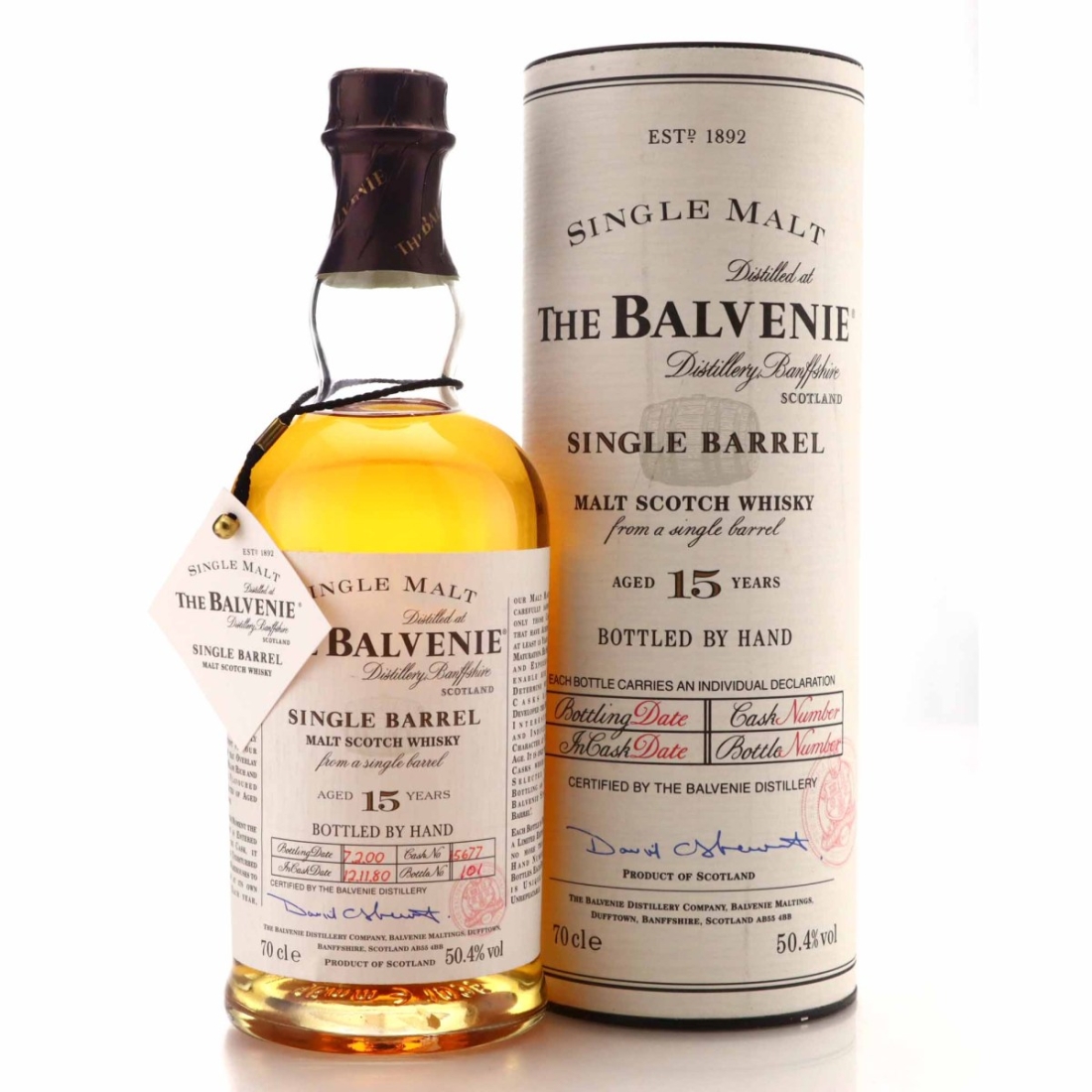 Balvenie 1980 Single Barrel 15 Year Old #15677