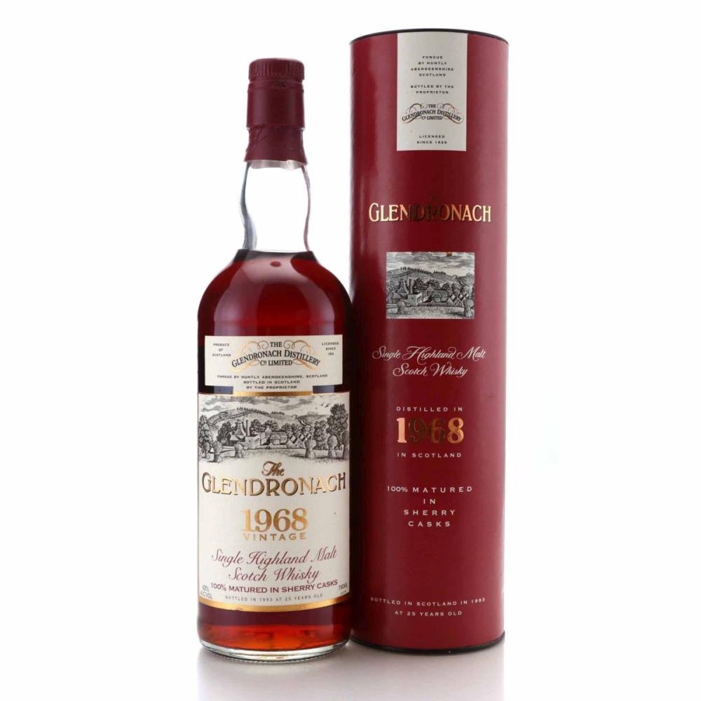 Glendronach 1968 Sherry Casks 25 Year Old 75cl / US Import