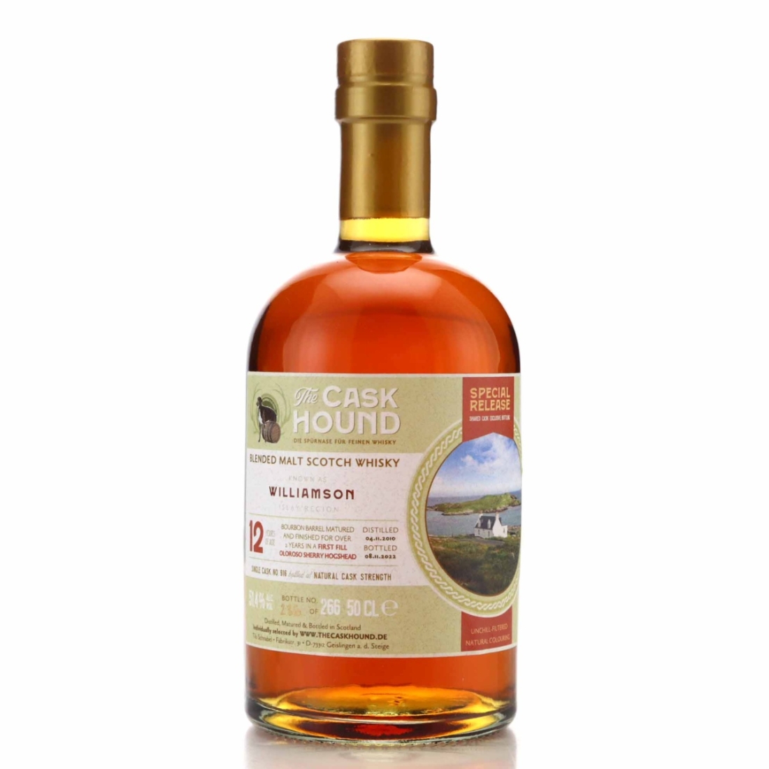 Laphroaig 'Williamson' 2010 Cask Hound 12 Year Old 50cl