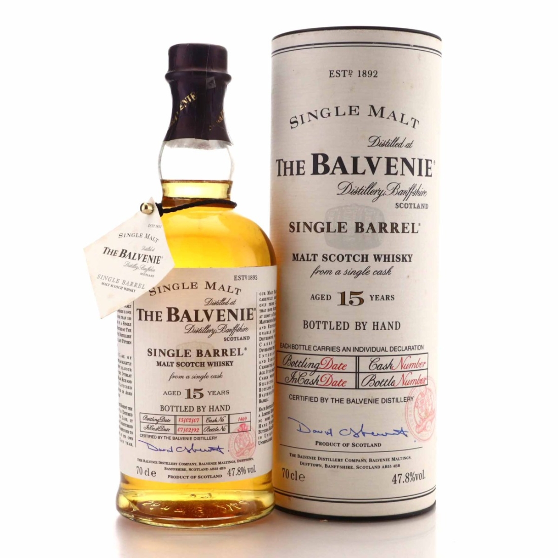 Balvenie 1992 Single Barrel 15 Year Old #1469