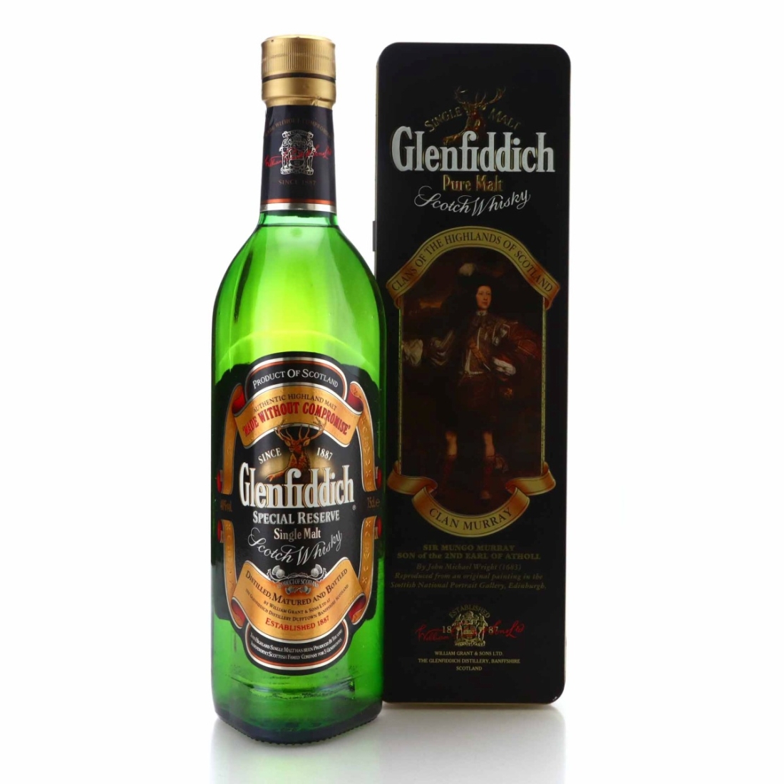 Glenfiddich Clans of the Highlands 75cl 1990s / Clan Murray