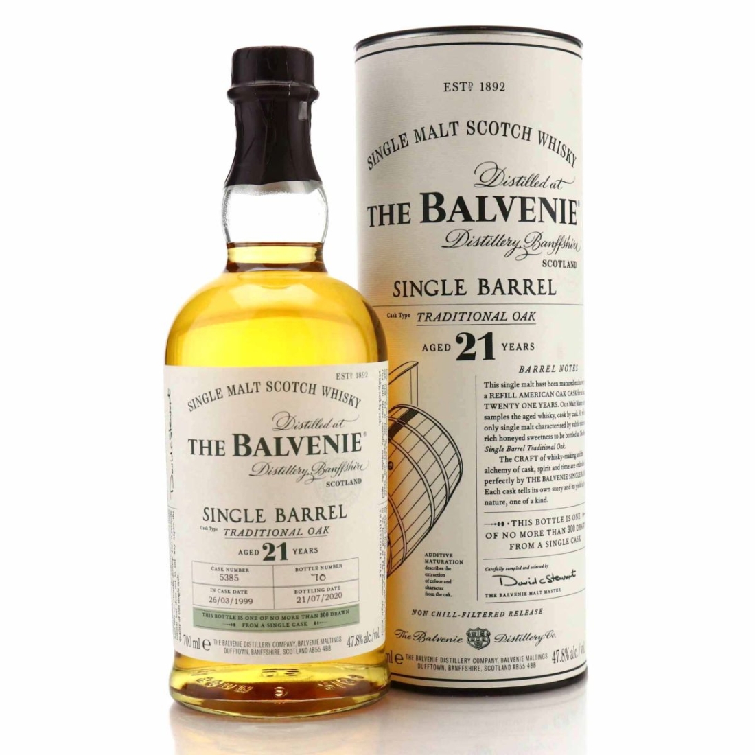 Balvenie 1999 Traditional Oak Single Barrel 21 Year Old #5385