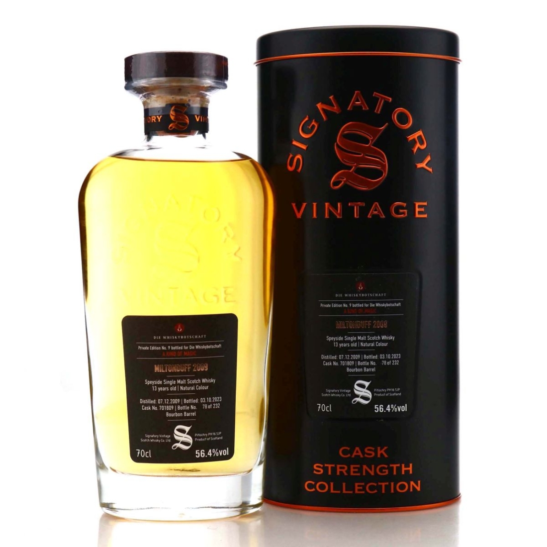 Miltonduff 2009 Signatory Vintage 13 Year Old / Die Whiskybotschaft