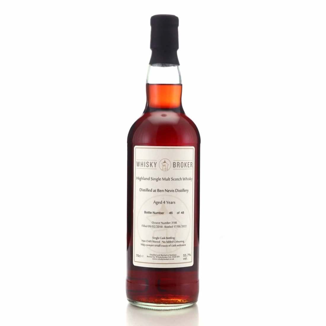Ben Nevis 2018 Whisky Broker 4 Year Old