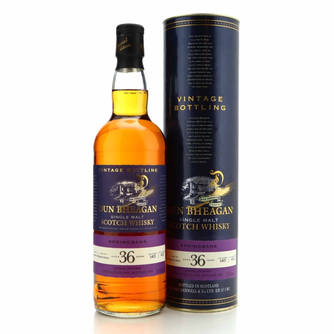 Springbank 1968 Dun Bheagan 36 Year Old