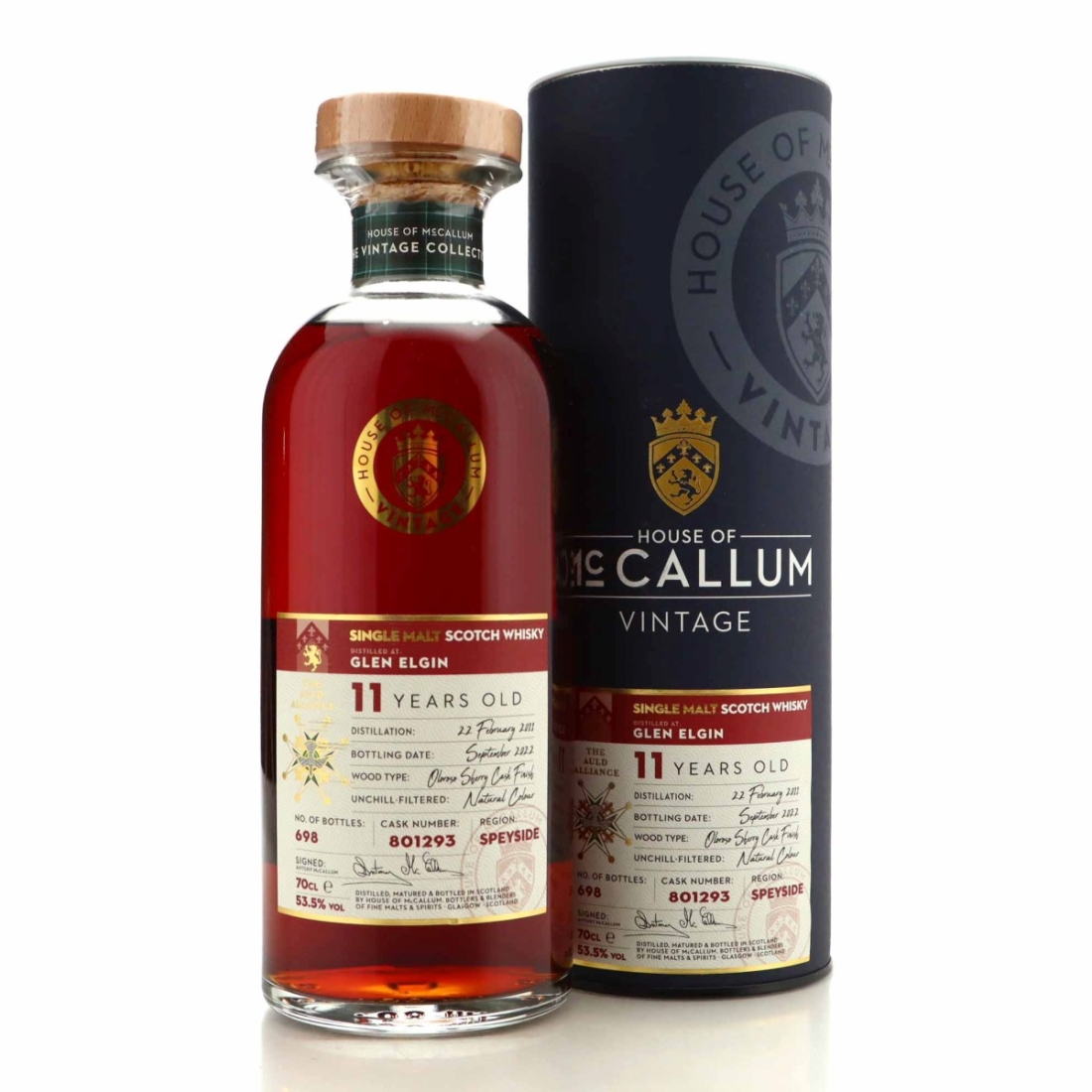Glen Elgin 2011 House of McCallum 11 Year Old / Auld Alliance
