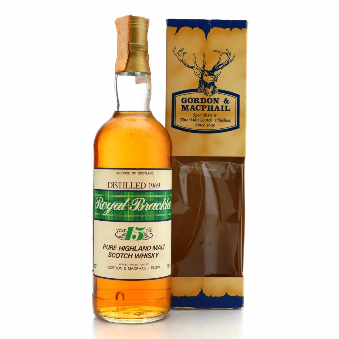 Royal Brackla 1969 Gordon and MacPhail 15 Year Old / Pinerolo Import