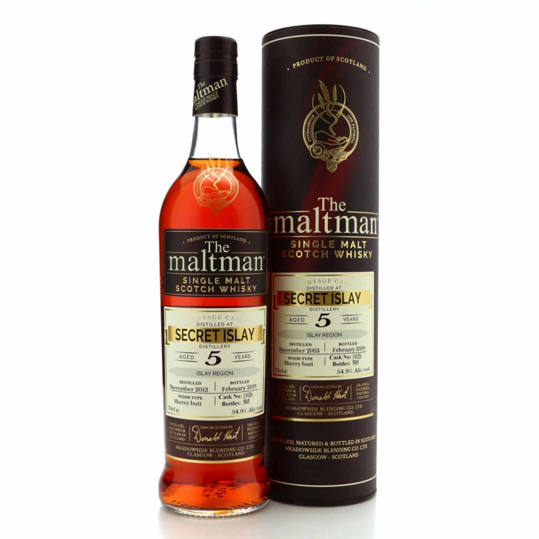 Secret Islay Single Malt 2013 Maltman 5 Year Old