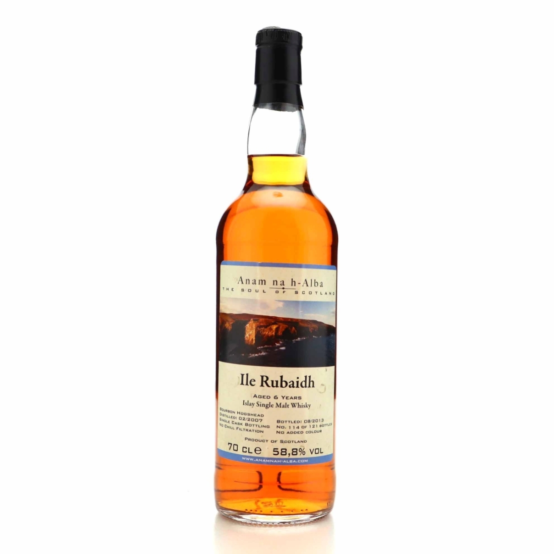 Islay Single Malt 2007 Anam na h-Alba 6 Year Old