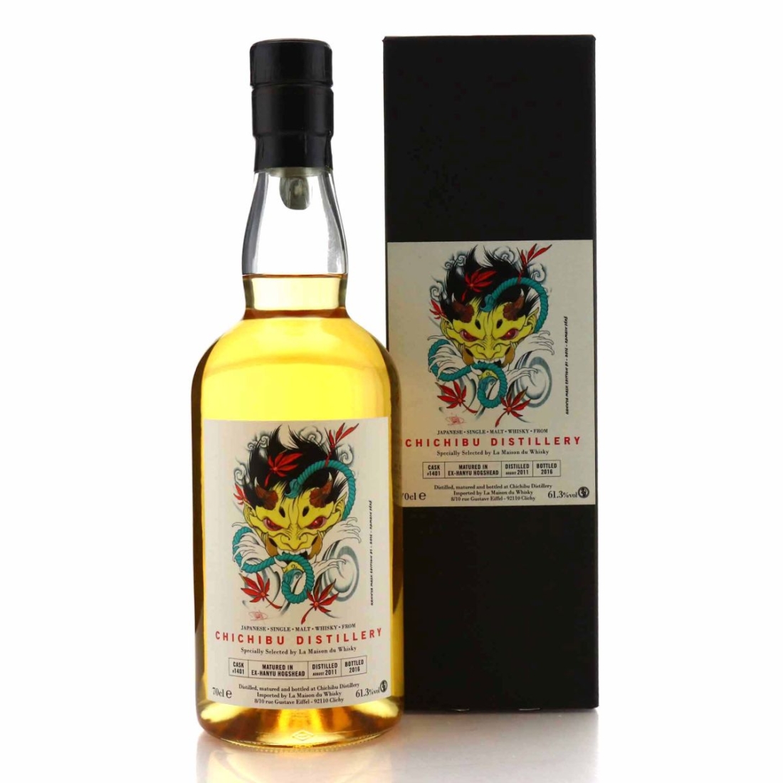 Chichibu 2011 Peated Single ex-Hanyu Cask #1401 / LMDW Hannya Mask Edition #1