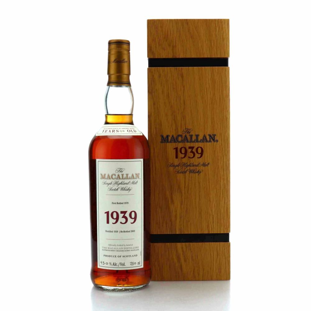 Image for Macallan 1939 Fine and Rare 40 Year Old 75cl / One of 58