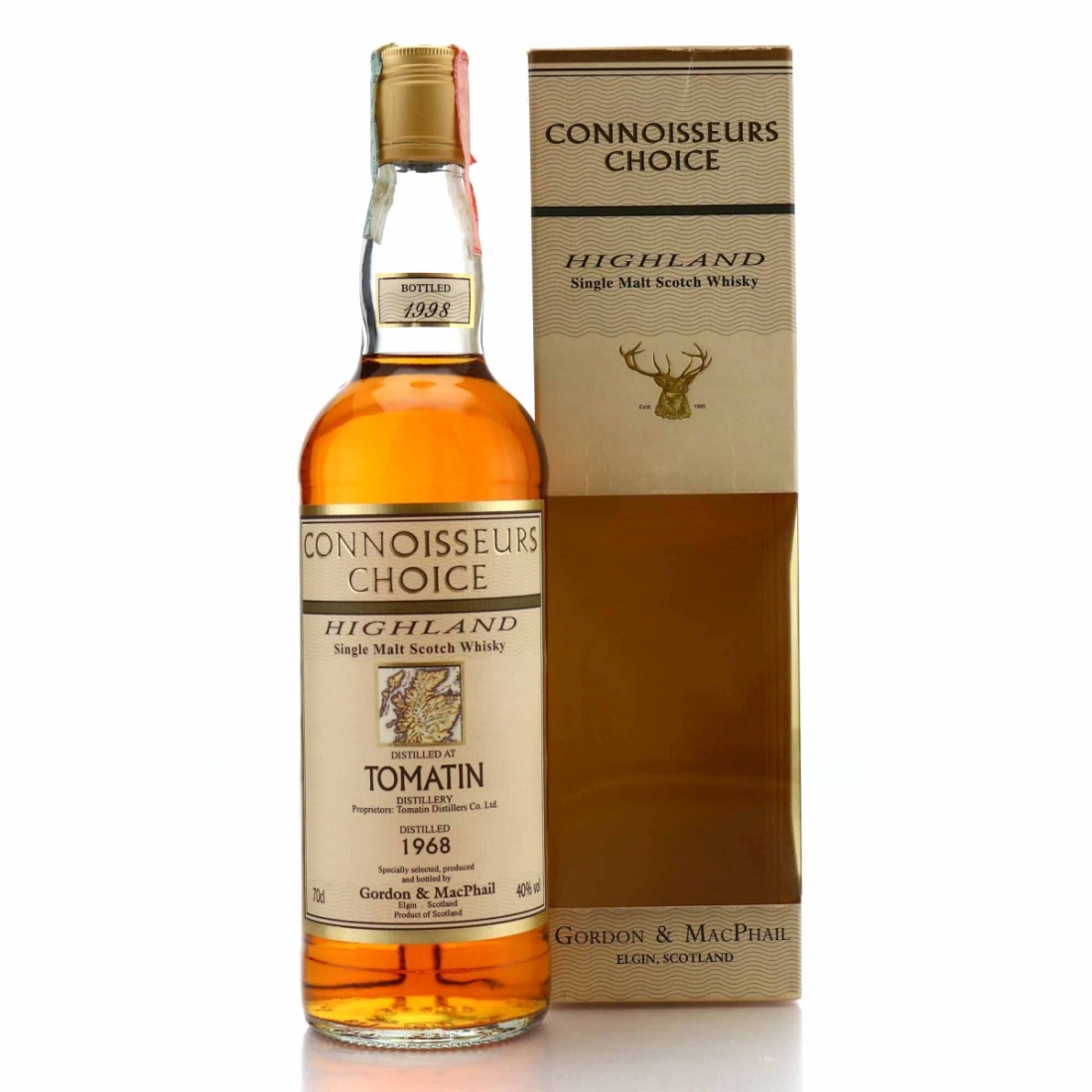Tomatin 1968 Gordon and MacPhail bottled 1998
